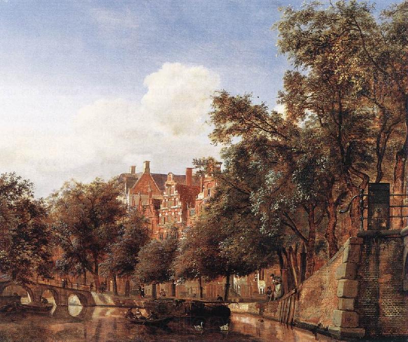 HEYDEN, Jan van der View of the Herengracht, Amsterdam